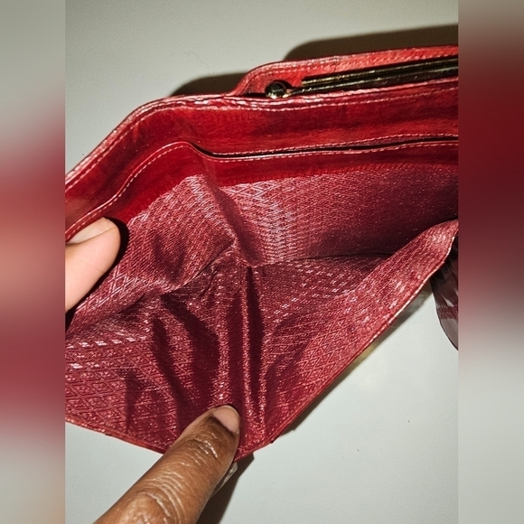 Vintage EEL SKIN Wallet Made In Korea - Picture 13 of 16